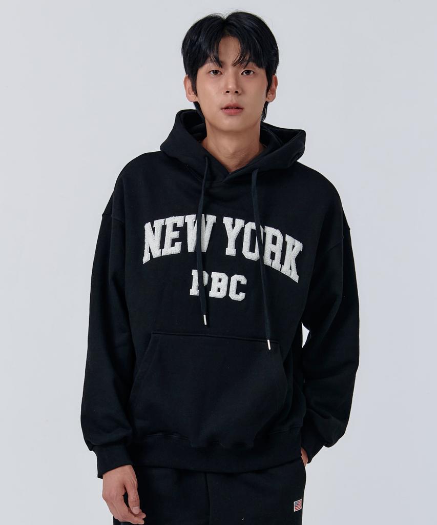 Boucle New York Hoodie - Black