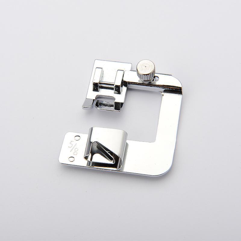 Multi-Function Presser Foot for Household Sewing Machines - Includes Hemming and Curling Accessories