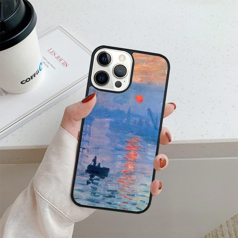 Claude Monet Art Painting Phone Case For iPhone 17 Air 16 pro max 15 14 plus 12 13 Shell Cover coque