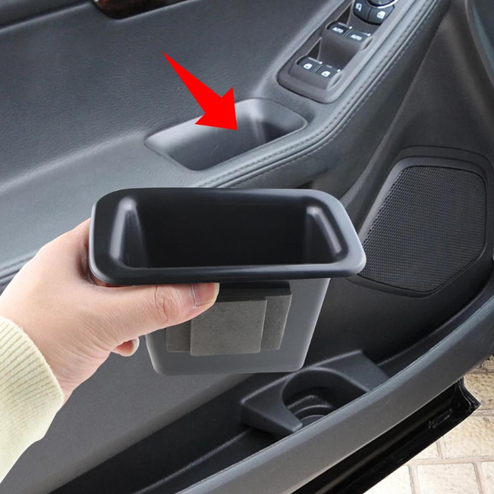 For Ford Explorer 2011 - 2022 ABS Car Door Armrest Handle Storage Box Tray Center Console Organizer Accessories