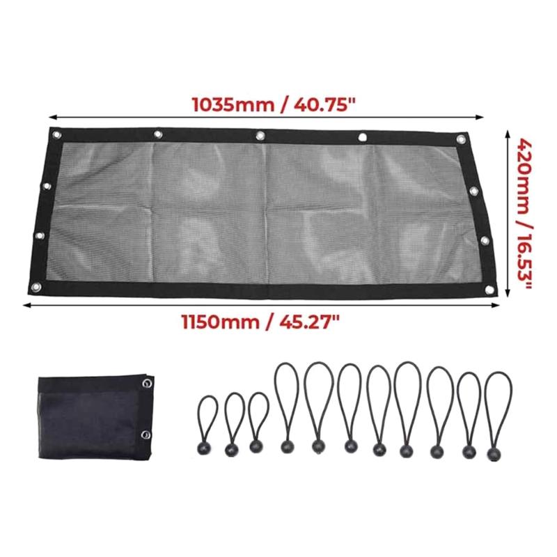 Window Net for 2020-2023 O XP 4 Rear Window Mesh Net Sun Otections Net Ventilated Windshield Shade