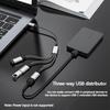USB Type C HUB Extensions 4 Ports USB Cable Splitter OTG High Speed Transfer Adapter Portable Converter For PC Computer Laptops