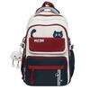 School bag new backpack for men and women, fashionable large capacity backpack, campus style, versatile for junior high, high school, and primary