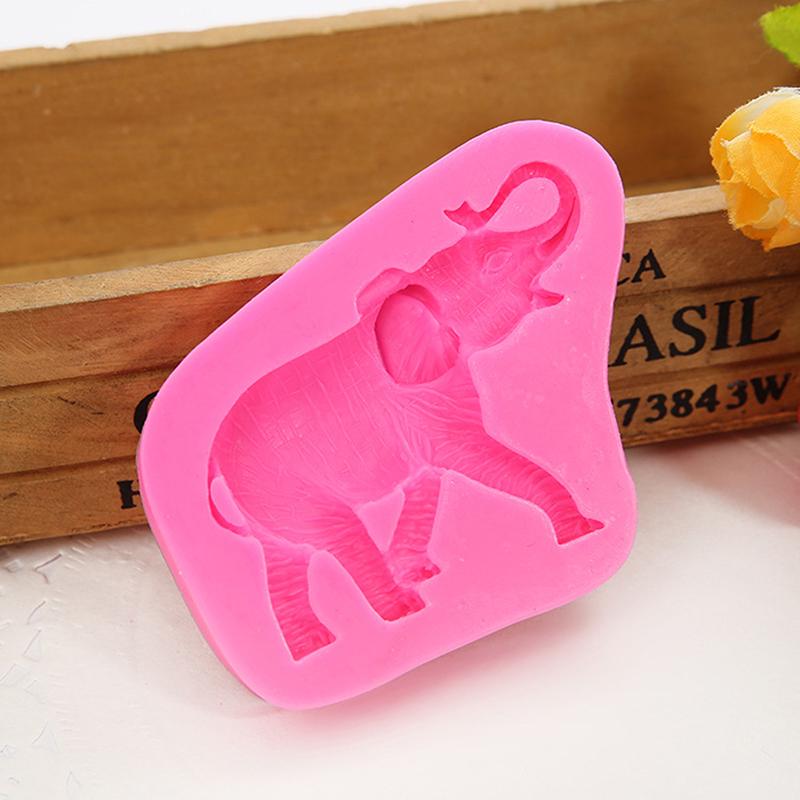3D Elefant Tier Silikon Form Schokolade Form Fondant Kuchen Dekoration Werkzeug