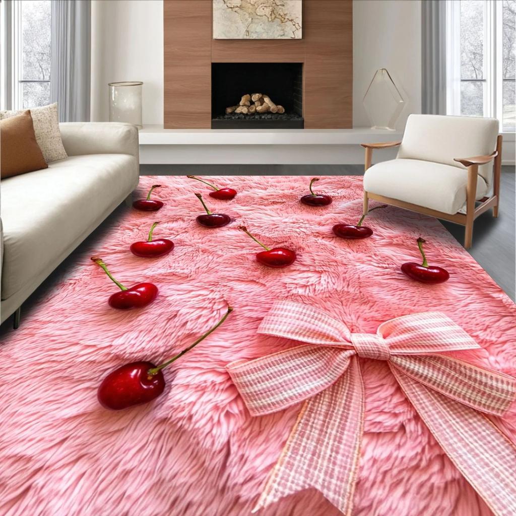 European Classical Butterfly Carpet Living Room Sofa Coffee Table Carpet Dirt Resistant Bedroom Thick Floor Mat