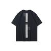 Li-Ning Paris Fashion Week Patterned Round Neck Short Sleeve T-Shirt Men Tops Black AHSQ113-1