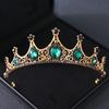 Tiaras e coroas de strass de cristal vintage barroco diademas tiaras para mulheres noiva casamento acessórios para cabelo joias faixa