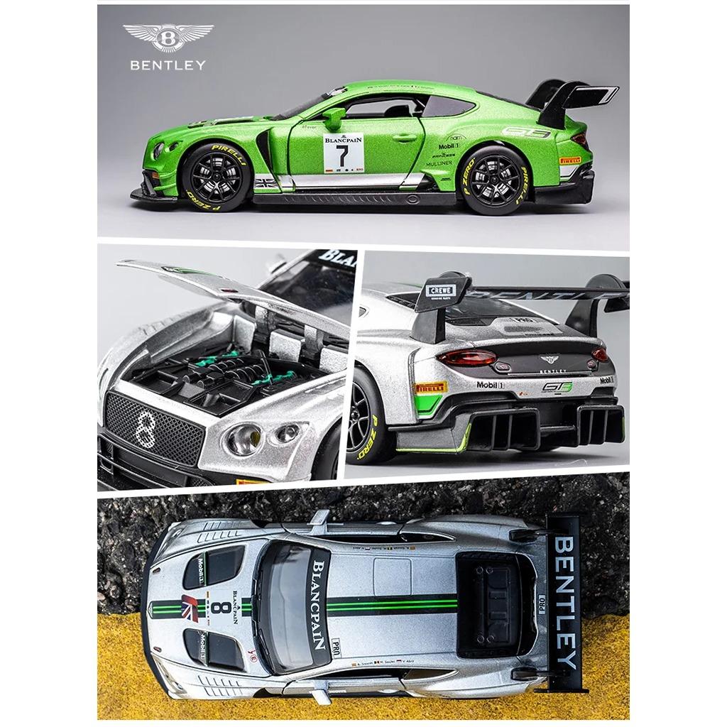 1/32 сплав мини-модель автомобиля Bentley GT3 металлическая игрушка литая и игрушечная техника инерционные детские игрушечные машинки для детей мальчик автомобиль подарок