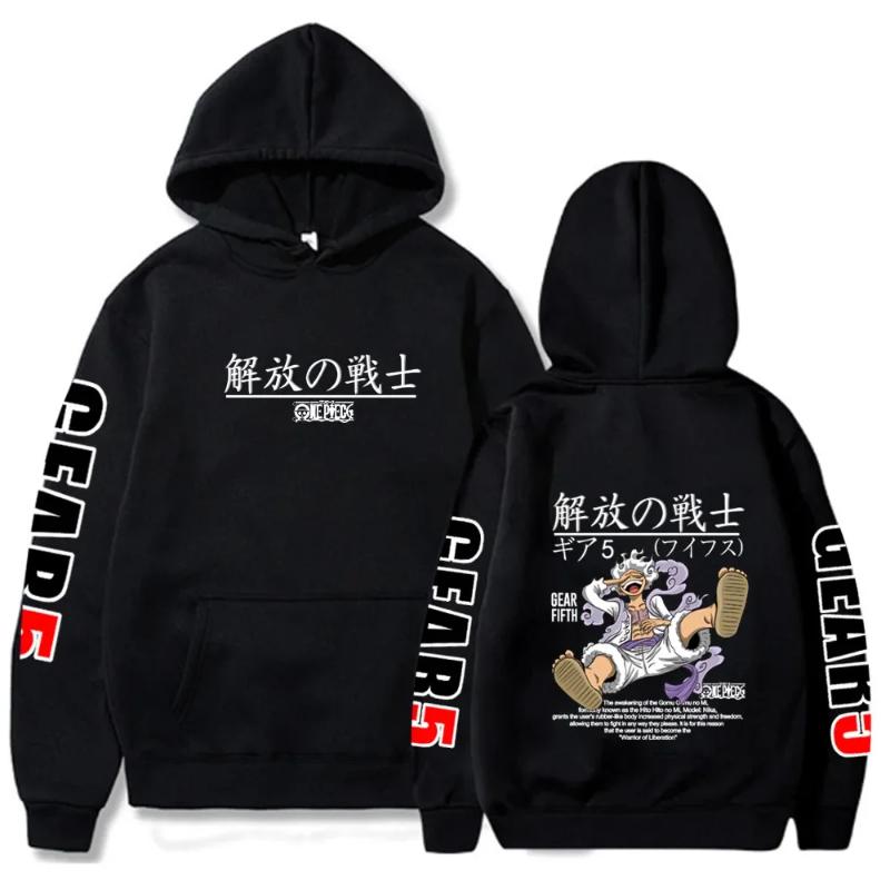 Japanese Anime One Piece Luffy Roronoa Zoro Sanji Harajuku Hoodies Men's Women's Casual Fashion Unisex Hoody Sweatshirt Male Top
