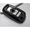 Black "Carbon Fiber" Key Fob Hard Shell Cover For BMW 1 2 3 4 5 6 7 Series X1 X3