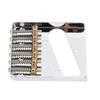 54mm Guitar Bridge with Brass Barrel Saddles 6 String Metal Bridge Replacement for Telecaster Electr