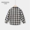 MOMOCO Boys' Fashion Plaid Winter Shirt