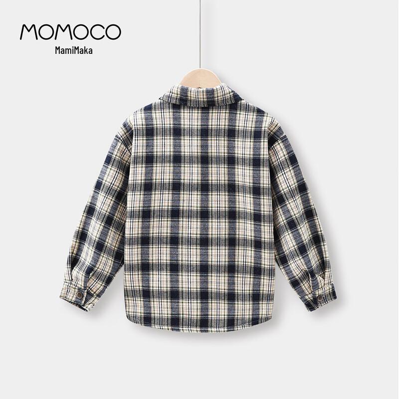 MOMOCO Boys' Fashion Plaid Winter Shirt