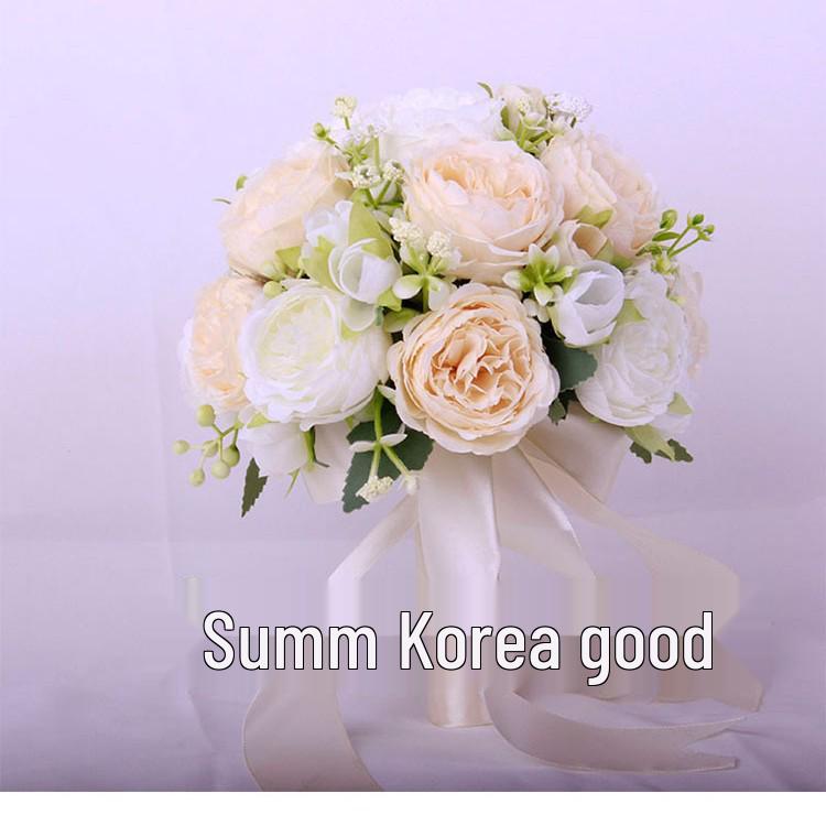 Koreanischer Waldstil Braut-Handstrauß für Hochzeit oder Foto-Requisiten