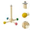 Parrot Perch Tabletop Bird Standing Budgie Exercise Toy Station Pole Stand Branch for