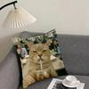 Funny Kitten Cute Cushion Cover Pillowcase Ultra Soft Skin Friendly Fabric Cloud Like Comfort Concealed Zipper