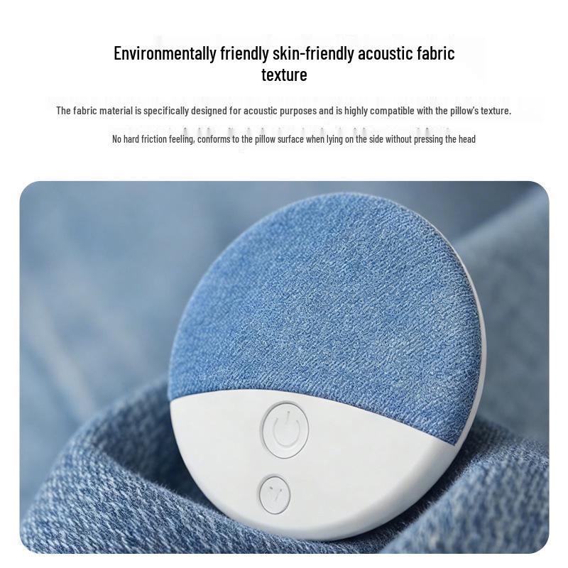 Ultra-Thin Bluetooth Pillow Speaker: High-Quality 4DS Sound, Music & White Noise for Bedside Use