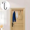 Door Hook with Rubber No Need for Drilling Cabinet, Wardrobe Door Rear Anti Slip Hook Over The Door Organizers