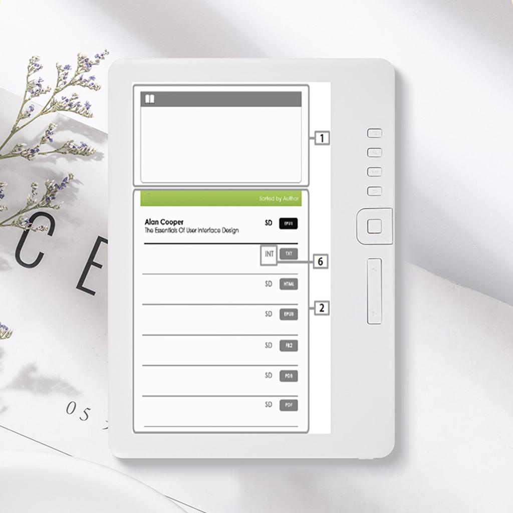 Lector Electrónico 7 Pulgadas Portátil   LCD 16:Lector de Libros Electrónicos de 9 Pulgadas con Protector de Pantalla, Funda Protectora, Auriculares