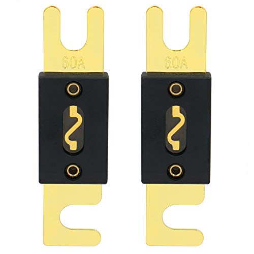 

Heschen Car ANL Fuse 60A Automotive Motorcycle Audio Subwoofer Supplies Pack of 2