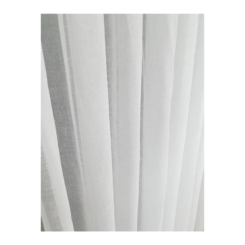 Dora Natural Linen Tulle Curtain 1/2,5 Battle Original Wrinkling 2022 Season Vanessa Curtain Series