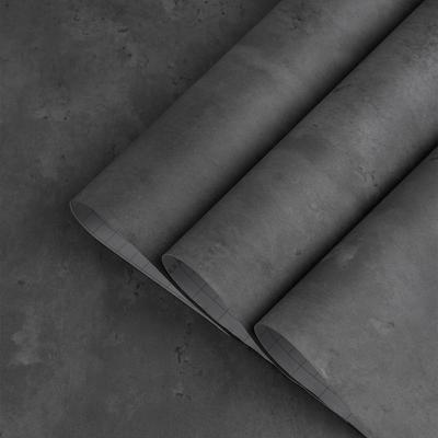 TOTIO Wallpaper Concrete Cutting Sheet Gray Remake Sheet DIY Wallpaper Sticker Peelable Stylish Thick 60CM X 9M Waterproof Floor Sheet PVC Wallpaper