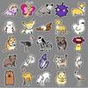 100 Cartoon Animal Stickers - Cute, Creative, Waterproof for Phone, Tablet, Car, Journal