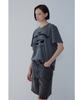 Bobeu Racing Graphic Pigment Washed T-Shirt_Charcoal 7156240005