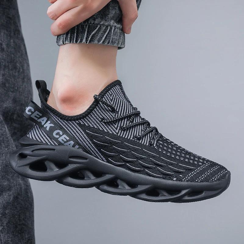 YRZL Sneakers Herrenschuhe Lässige Designer-Schuhe Outdoor-Sport Walking Jogging-Schuhe Herren Stoßdämpfende Sneaker Vulkanisierte Schuhe