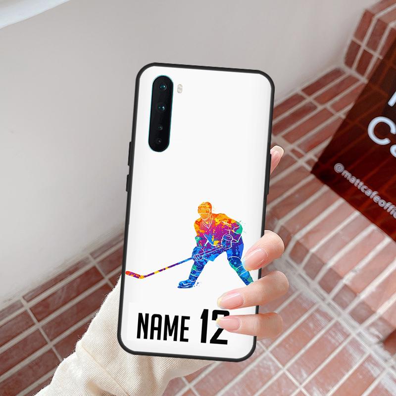 Ice Hockey Personalised Case For OnePlus 15 13 12 11 13T 13R 12R 10R 10T 8T OnePlus Nord 5 CE 3 4 Lite N20 N30 Cover