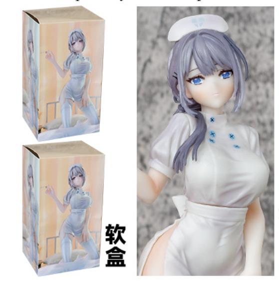 Saotome Shino Nurse Ver Kneeling Pose Anime Pvc Figure Collectible Statue Desktop Decoration GiftS