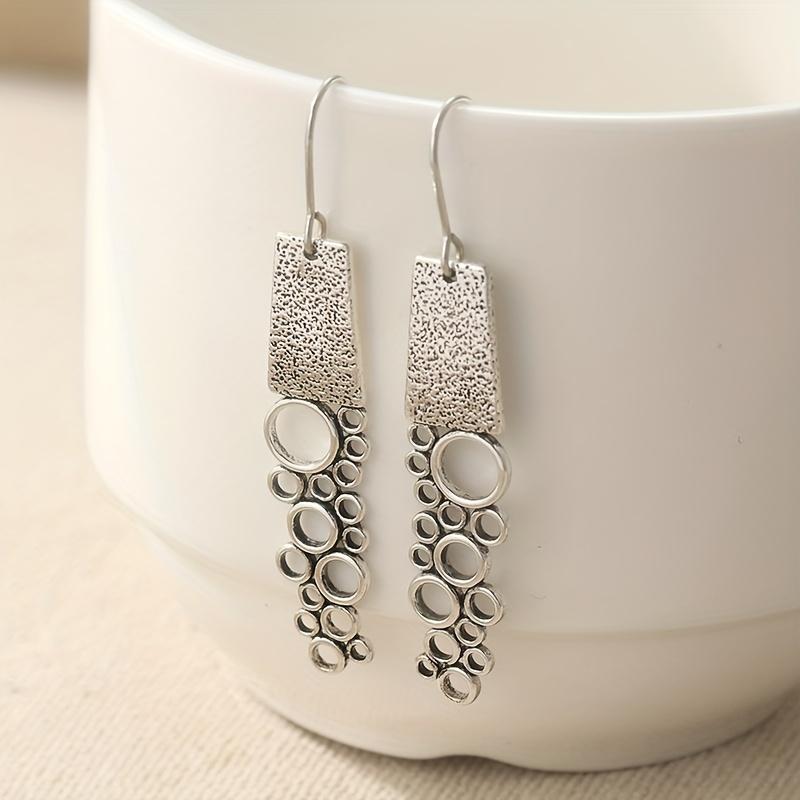 

Bohemian Vintage Long Geometric Earrings, Creative & Elegant Design