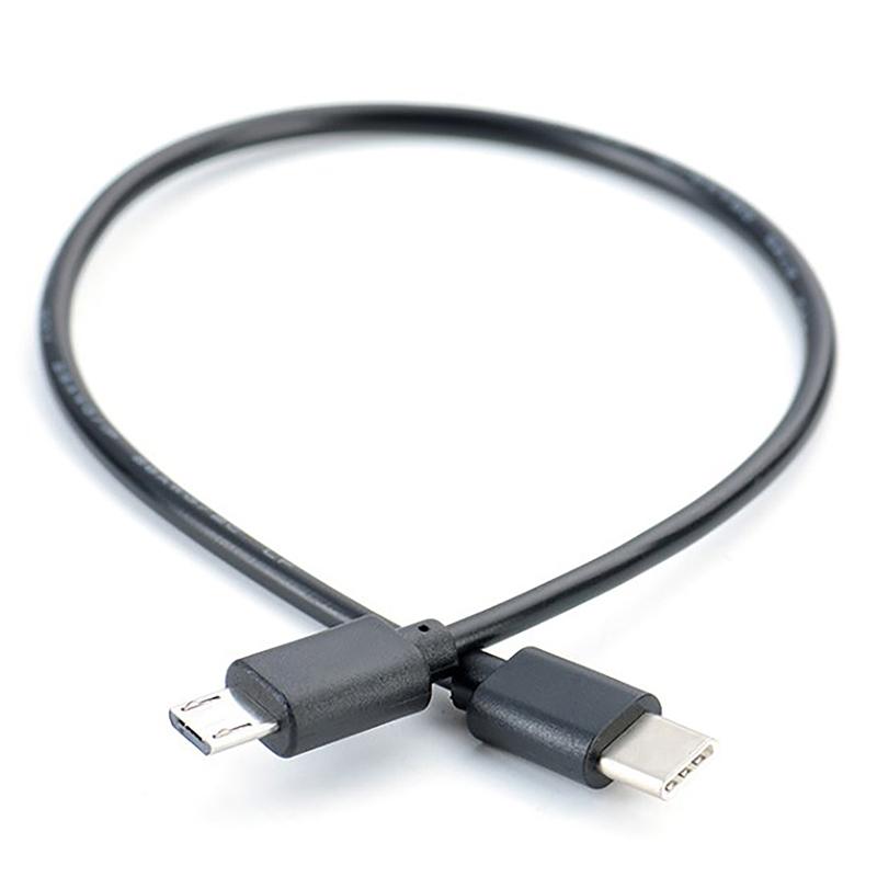 Type C Usb-C To Micro Usb Cable Micro B Usb Type C Cord Male To Male Data Cable