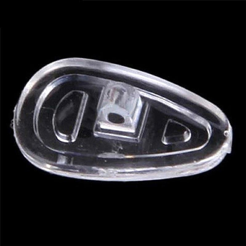 10 Paar Neuankömmling Schraubtyp Oval Silikon Brillen Sonnenbrillen Brillen Nasenpads