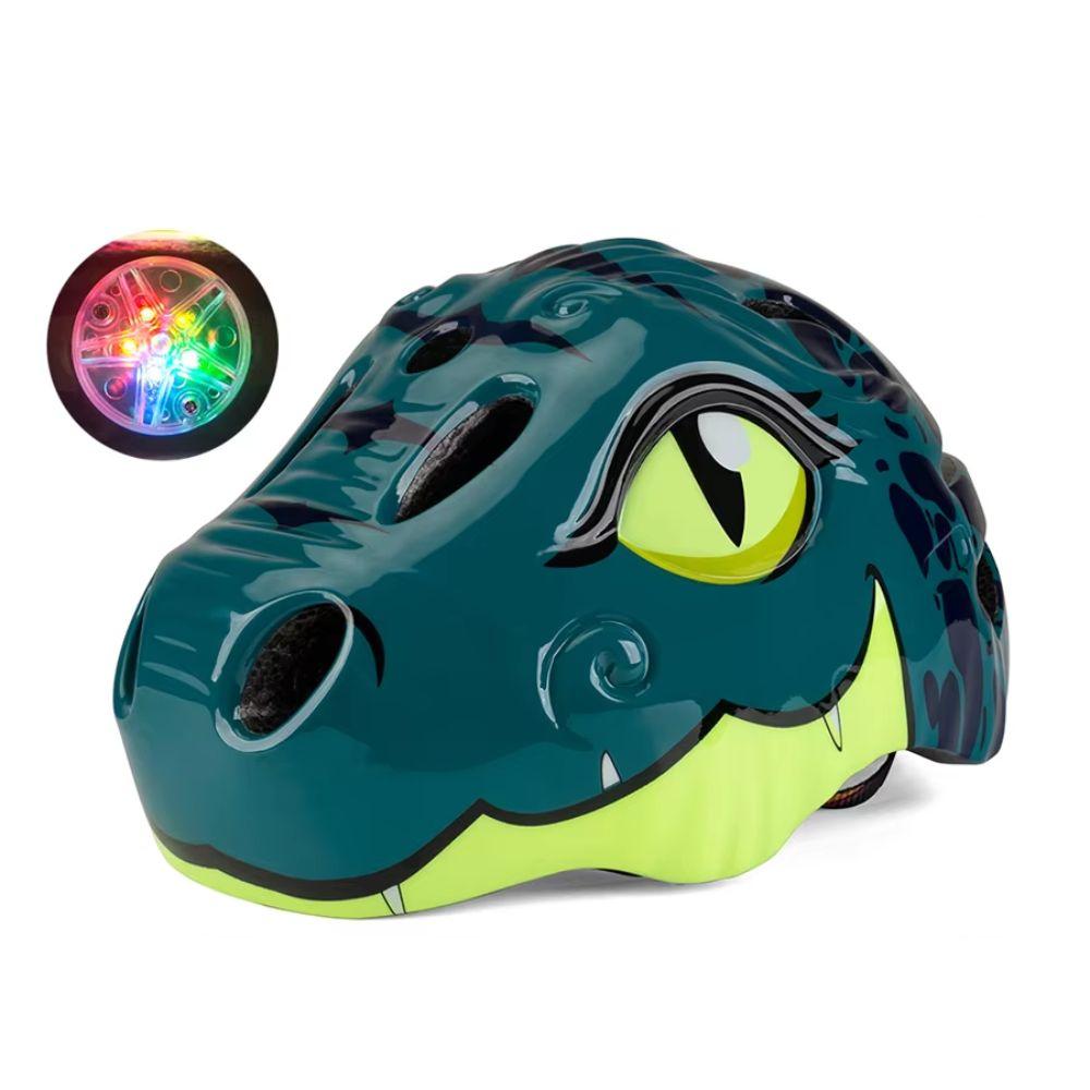 Cartoon Dinosaur Children's Helmet 3D Skating Helmets Half Helmet Dinosaur Helmets  Bicycle