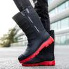 Men's Waterproof Non-Slip High-Top Rubber Rain Boots for Fishing and Car Wash
