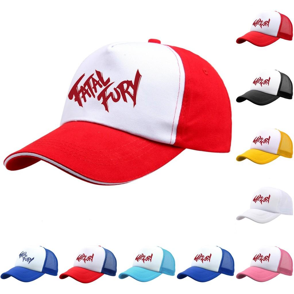 Fatal Fury Cartoon Cotton Baseball Cap With Adjustable Fit For Summer Outdoor Wear