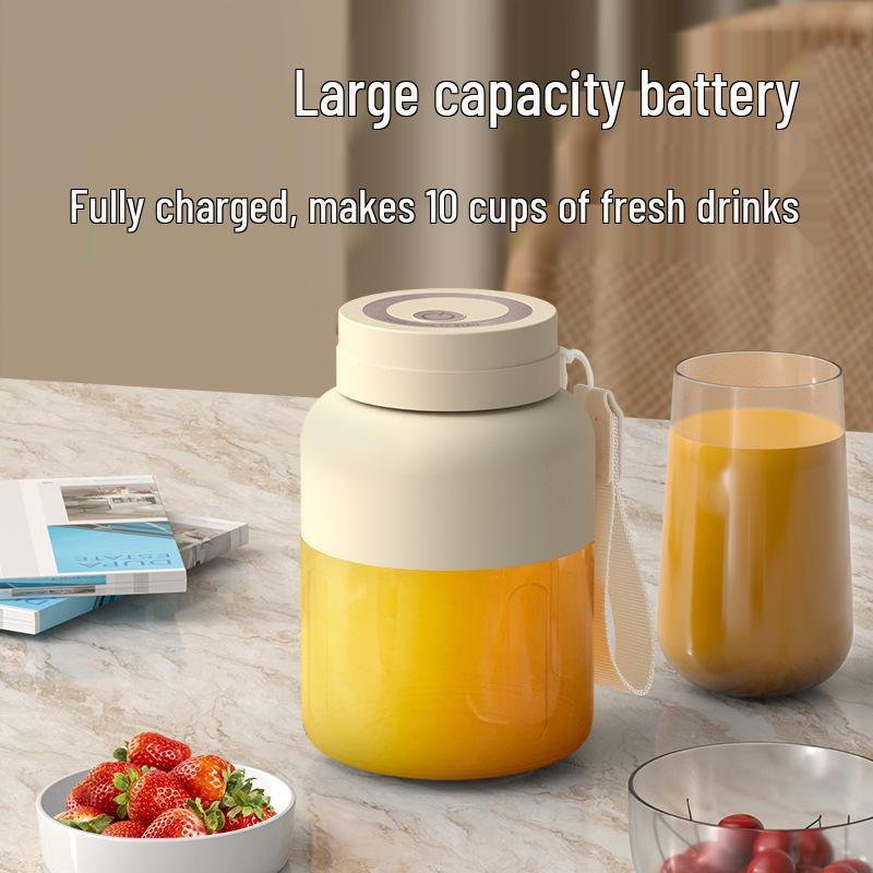 Juicer Cup: Large Capacity, Wireless, Portable, Multifunctional Ice-Crushing Fresh Juice Maker