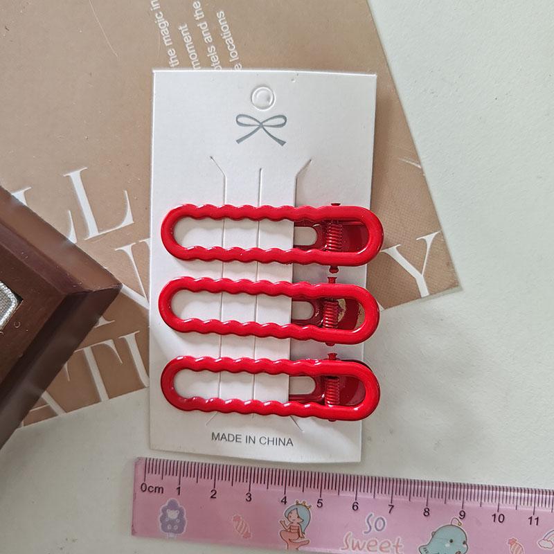 3pc Fashion Colorful Alloy Hair Side Clips for Women Girls Kids Child Hairpin Gift Hair Accessories Headwear Ornament