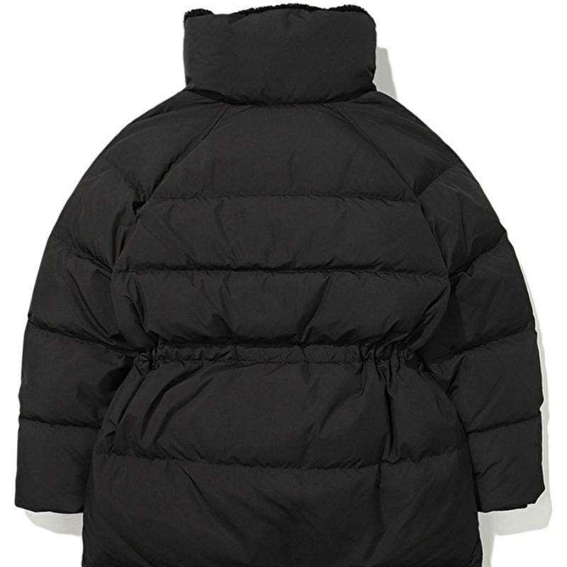 BBC EARTH W Teddy String Middle doWn Jacket  Black 