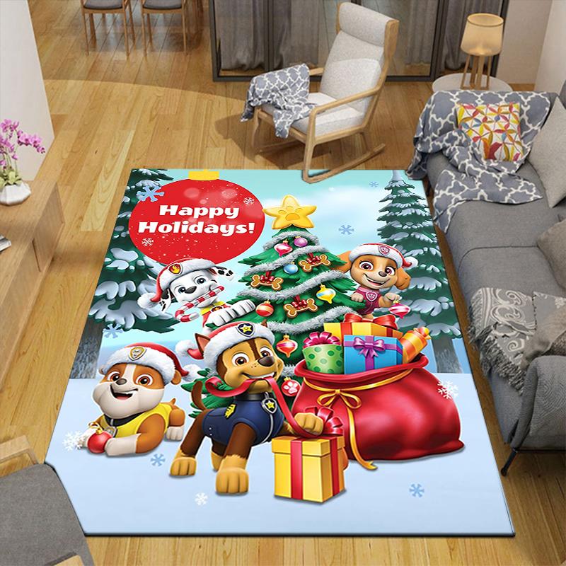 1Pc Happy Holiday Celebration Rug Office Carpet Indoor Outdoor Doormat Nonslip Soft And Comfortable Living Room Christmas Halloween Gift D91865