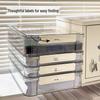Storage Transparent Plastic Document Largecapacity Box For Exam Papers Registration And Certificates