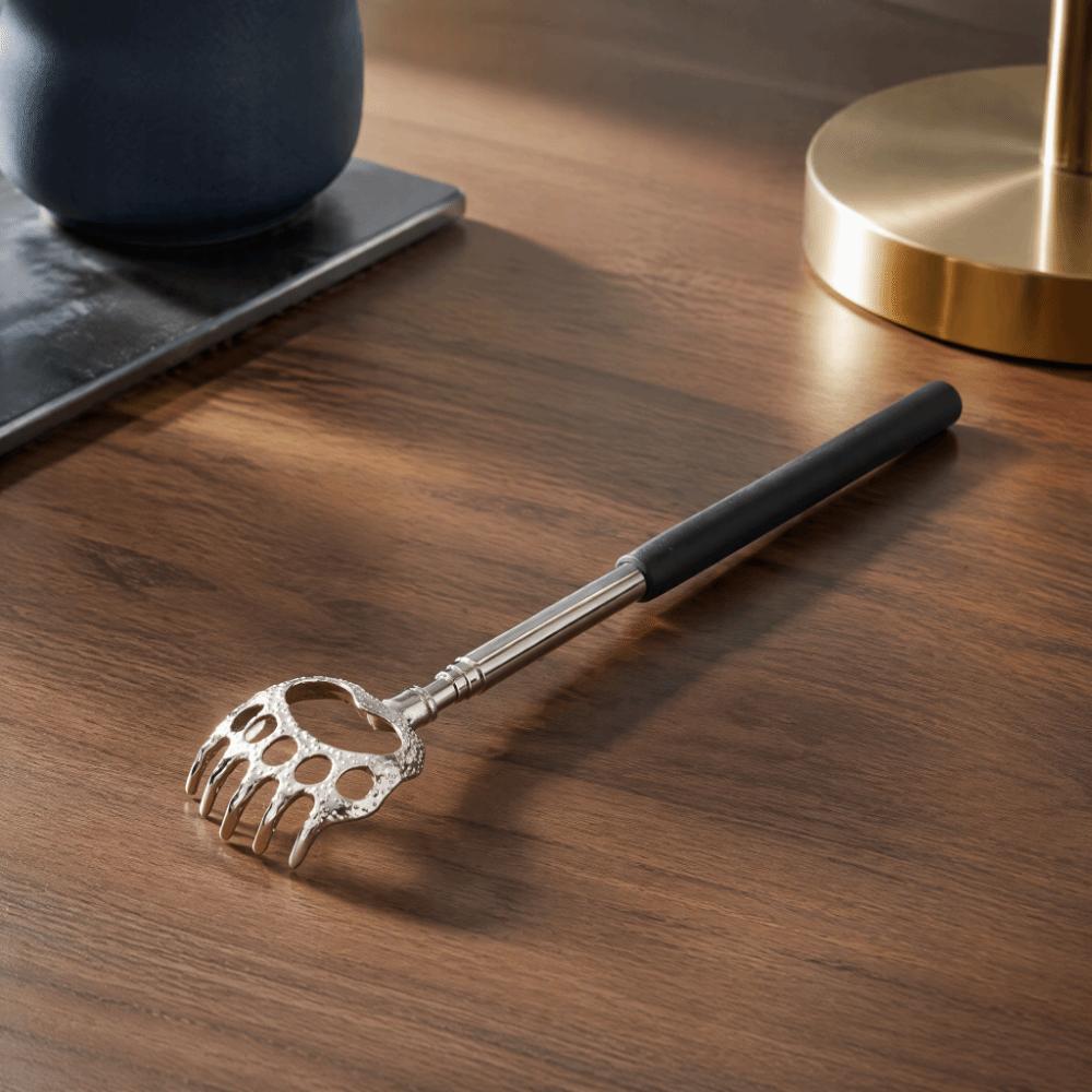 Stainless Steel Back Scratcher Telescopic Body Scratcher Head Massager Head Back Legs Waist