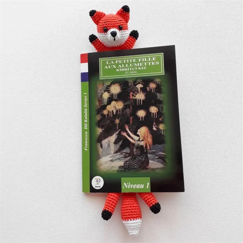 

3D Животные Мультфильм Закладка Украшения Украшения Дома Творческая Книга Вязание крючком Вязание Ручной Работы Закладка Канцелярские Товары Книжный Зажим