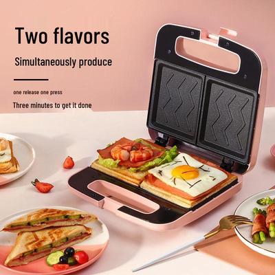 Multi-Function Sandwich Maker with Double Plates - Electric Toaster, Grill, and Griddle