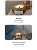 Coconut Shell Aromatherapy Candle with Essential Oil Incense Burner and Plant Wax Scented Candle Gift Set