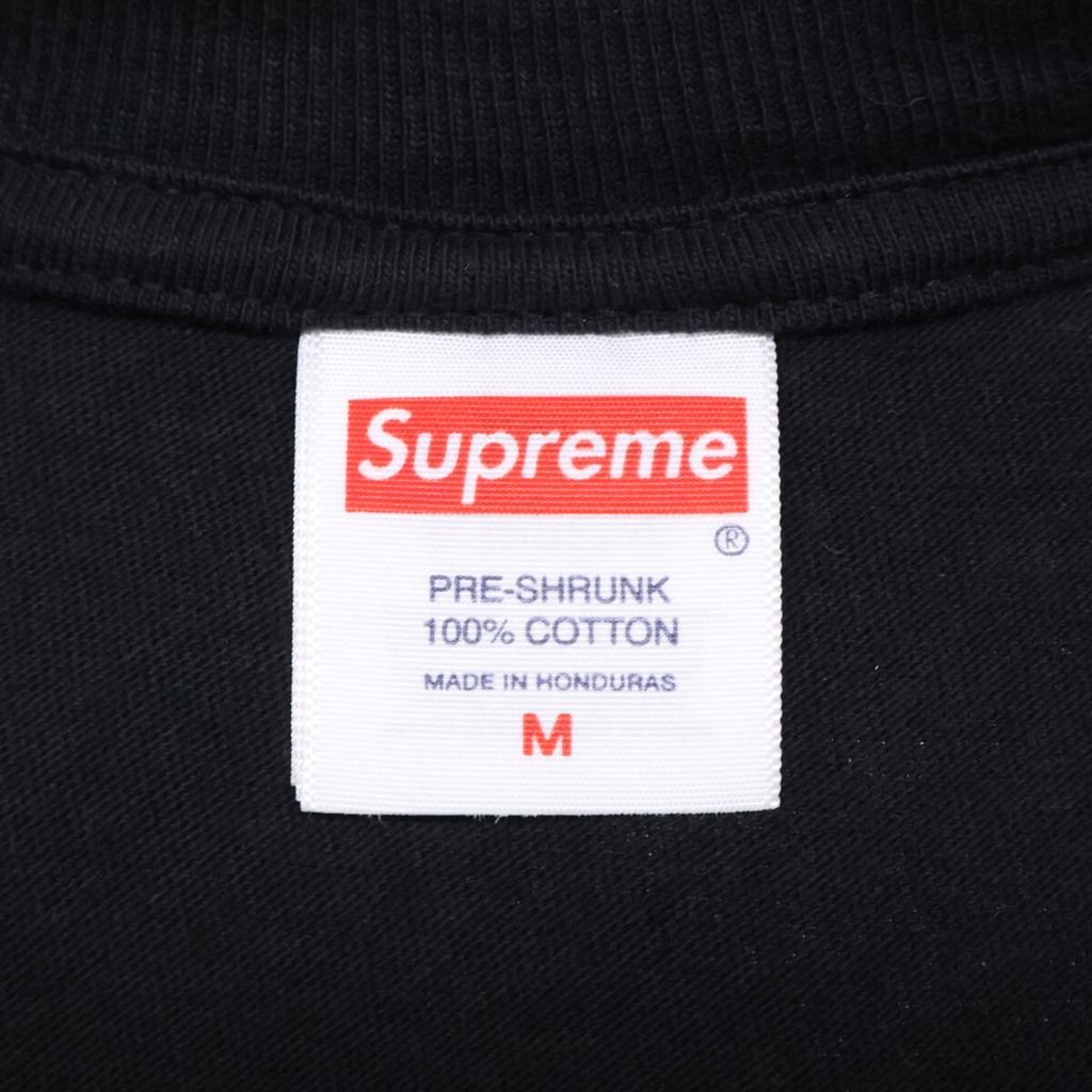 Supreme XThrasher [24AW] Cross Tee Short Sleeve T-Shirt Tops M blackUsed