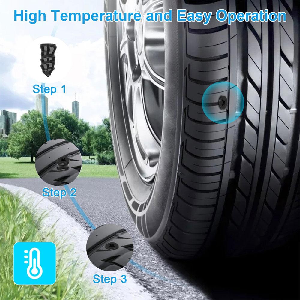 Car Tire Repair Nail Vacuum Tyre Screw Rubber Patch Car Wheel Universal Puncture Repair Kit Car Motorcycle Tubeless Nails Tool