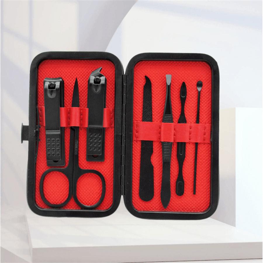 Nagelwerkzeug-Set Edelstahl-Nagelknipser-Set 18-teiliges Set Maniküre-Pflegewerkzeug Maniküre-Set Nagelhautzange Weihnachtsgeschenke