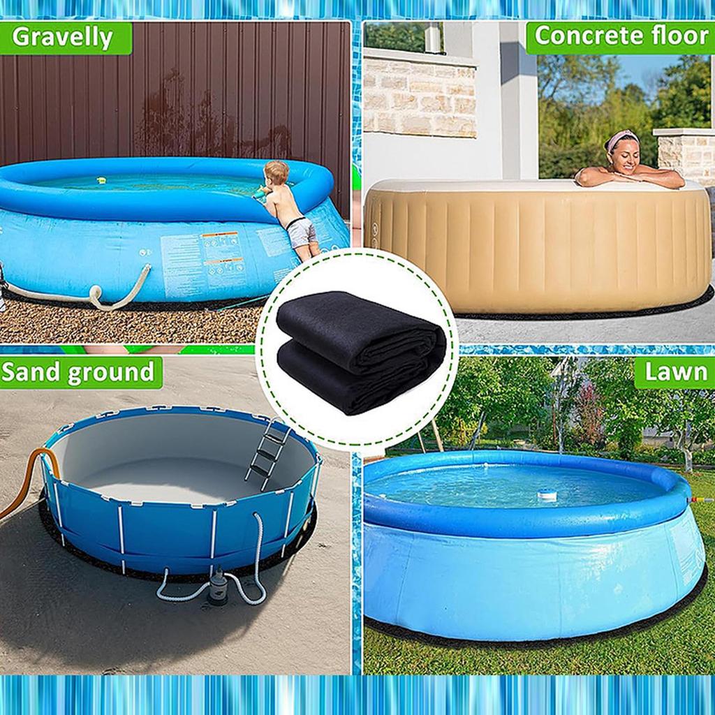 Pool Pad Pool Padding Underlayment Thick Padding Base Replacement Mat Prevents Punctures Floor Protection for Swimming Lawn